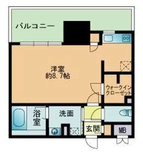 RJRプレシア吉塚駅前【14階】の間取り