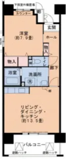 HAT神戸 脇の浜 16号棟【3階】の間取り