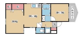 サザンハイツ【2階】の間取り