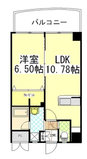 リベラいわき【5階】の間取り