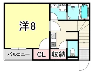 レオネクストマインジマー敷島【2階】の間取り
