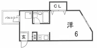 平成大日ハイツ【5階】の間取り