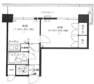 イトーピア栄町通【10階】の間取り
