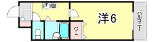 エクレ西宮【3階】の間取り