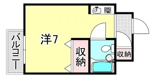 サムティ灘駅前【5階】の間取り