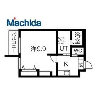 エヌエムサンカンテキャトフA棟【2階】の間取り