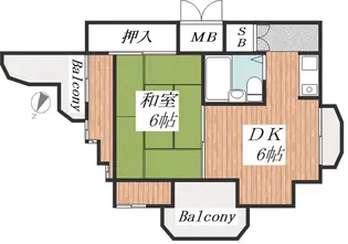 サムティ灘駅前【2階】の間取り