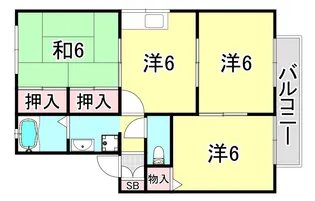 ベルフォーレ【2階】の間取り