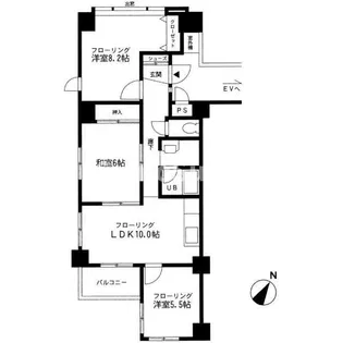 エクセレンス御影【3階】の間取り
