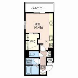 オレンジテラス【3階】の間取り
