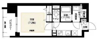 アーバネックス谷町Ⅱ【11階】の間取り