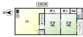 ビーコート青谷の間取り