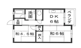 第一サニーハイツ【3階】の間取り