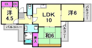 ファミールメゾン【3階】の間取り
