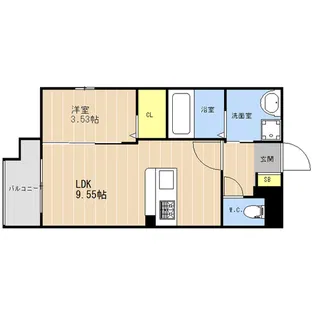 LIBTH高宮東Ⅱ【2階】の間取り