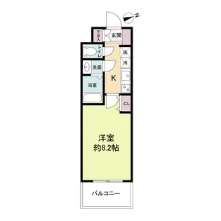 パークフラッツ尼崎【6階】の間取り