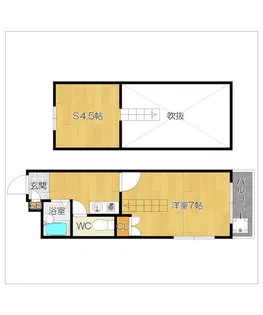 アルカ大手門【4階】の間取り