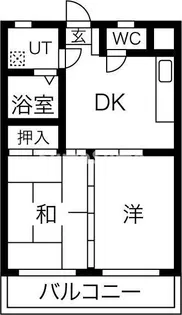 サンシャイン高宮【4階】の間取り