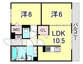 エクセレント・コテラ【1階】の間取り
