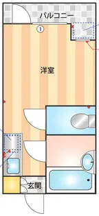 ダイバーシティ武庫川【1階】の間取り