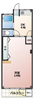 中田マンション【3階】の間取り