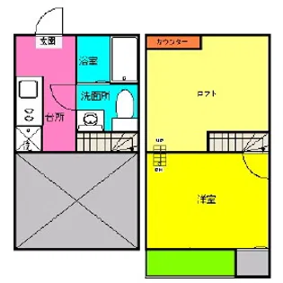 メゾン・ド・美野島【2階】の間取り