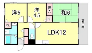 メープルハウス【1階】の間取り