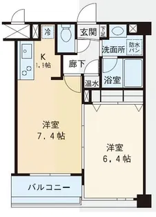赤坂シャトー松風【5階】の間取り