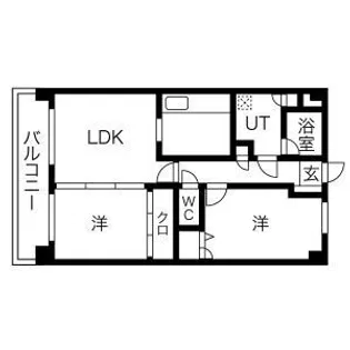 パグーロ東平尾【8階】の間取り