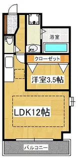シャローム箱崎 【5階】の間取り