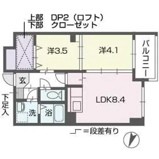フェイスカミーユ【2階】の間取り