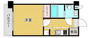エステートモア鳥飼NOVA【2階】の間取り
