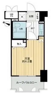 ライオンズマンション三宮東第2【4階】の間取り