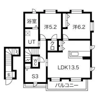 フェリーチェ北青木の間取り