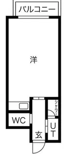 S-CREA御堂筋本町【7階】の間取り