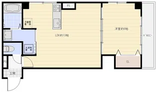 五光マンション【1階】の間取り