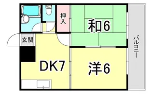 SKハイツⅢ【2階】の間取り