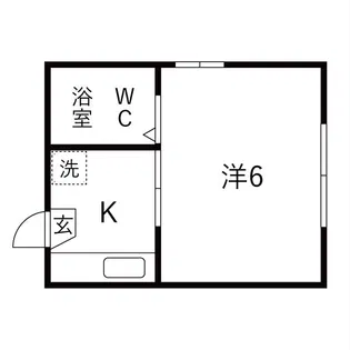 Kハイツ【2階】の間取り