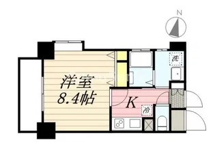 キルンズ西新【5階】の間取り