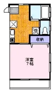 サンヒルズ高坂【105号室】の間取り