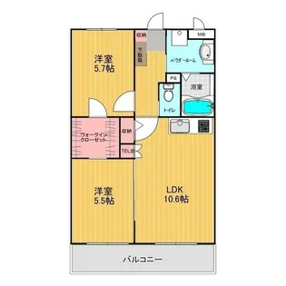 ルーチェ【3階】の間取り