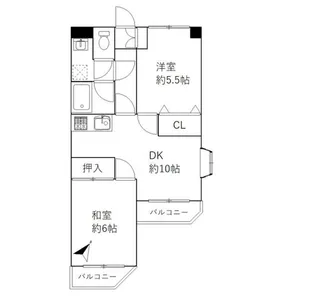 ダイヤモンドマンション【501号室】の間取り