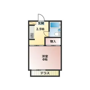 カレッジプラザ【1階】の間取り