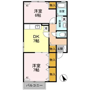 プレミール【2階】の間取り