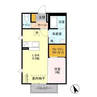 アンシャンテ東方【2階】の間取り