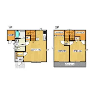 埼玉県熊谷市上之【一戸建】の間取り