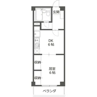 アケボノマンション【2階】の間取り