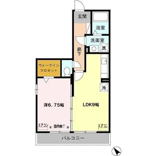 ルクソール【306号室】の間取り
