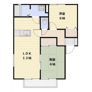 ファミールA【101号室】の間取り