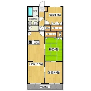 プロムナード【4階】の間取り
